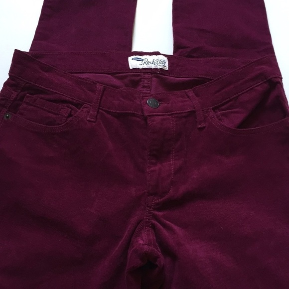 Old Navy Burgundy Corduroy Pants - Picture 2 of 5